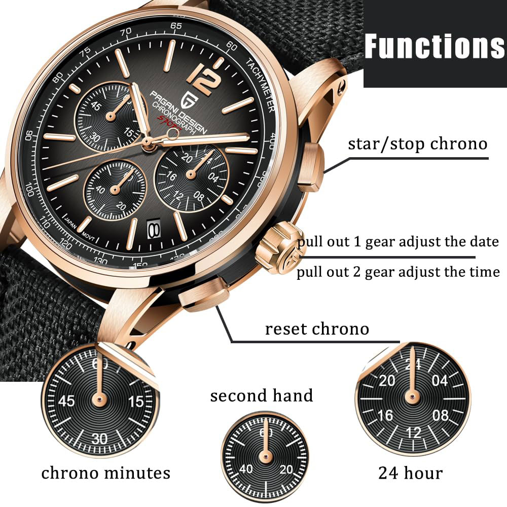 Luxury Watch Safe - PAGANI DESIGN Nuovo orologio da uomo