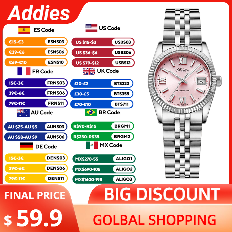 Luxury Watch Safe - Orologio da donna di lusso Addies,