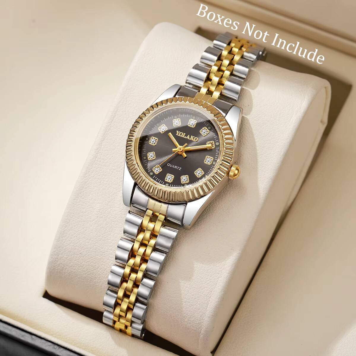 Luxury Watch Safe - Orologio da donna al quarzo con