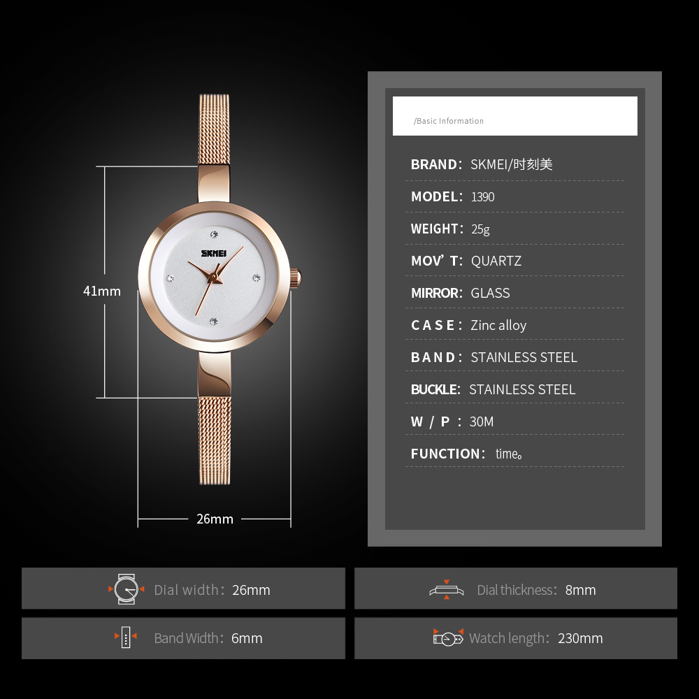 SKMEI 1390 Luxury Girl braccia - Luxury Watch Kids recensione e prezzo