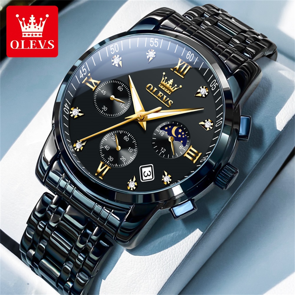 OLEVS Orologi da uomo popolari - Luxury Watch Safe recensione e prezzo